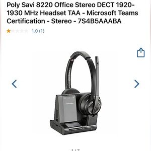 POL Savi 8220 Black Over-Ear Headphones